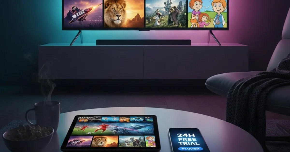 IPTV Free Trial: 24 Stunden lang ohne Verpflichtung testen